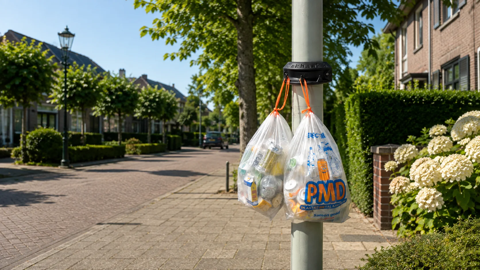 Zakhaak toegepast in een nette woonwijk